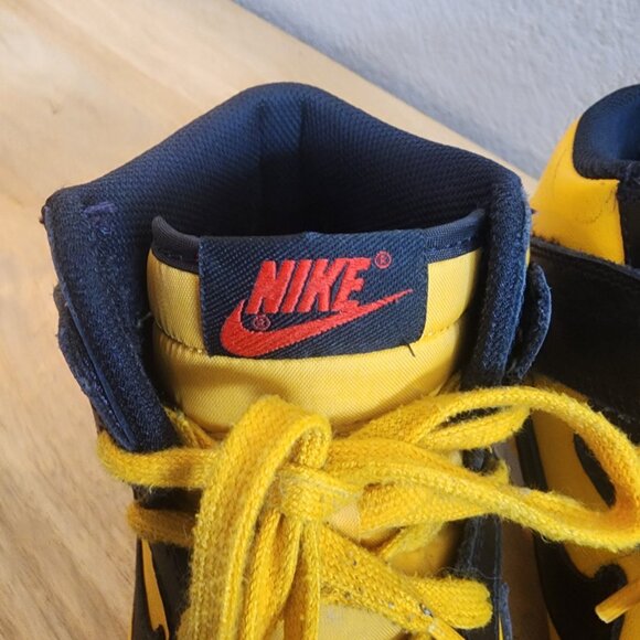Nike Dunk High Reverse Goldenrod Basketball Sneaker Shoes Men's Size 9 - Picture 9 of 12